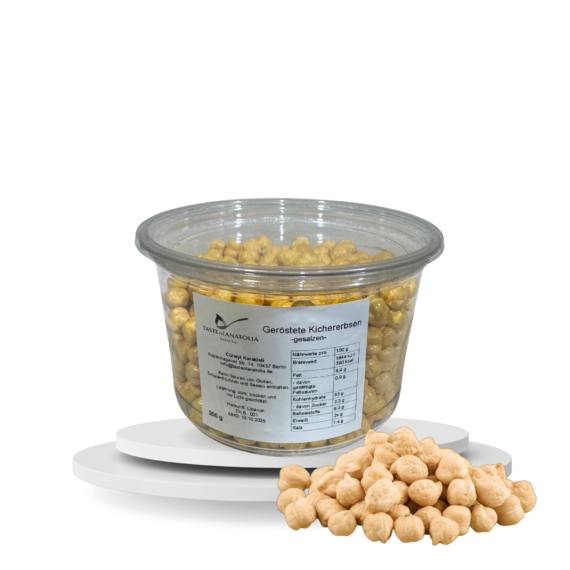 Geröstete Kichererbsen -gesalzen- 200 g