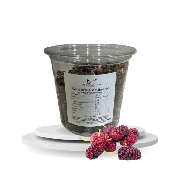 Getrocknete Maulbeeren -schwarz - naturbelassen-250 g